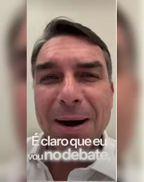 Flávio Bolsonaro recua, provoca Lula e irá no debate de domingo (18) na Band