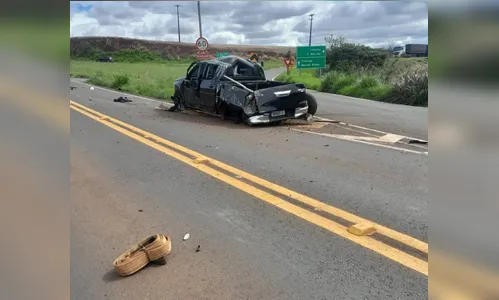 Batida seguida de capotamento mata motorista de 33 anos em rodovia de Manoel Ribas