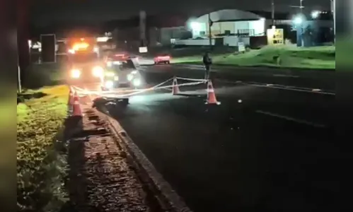 Ciclista morre atropelado na PR-444, em Arapongas (PR)