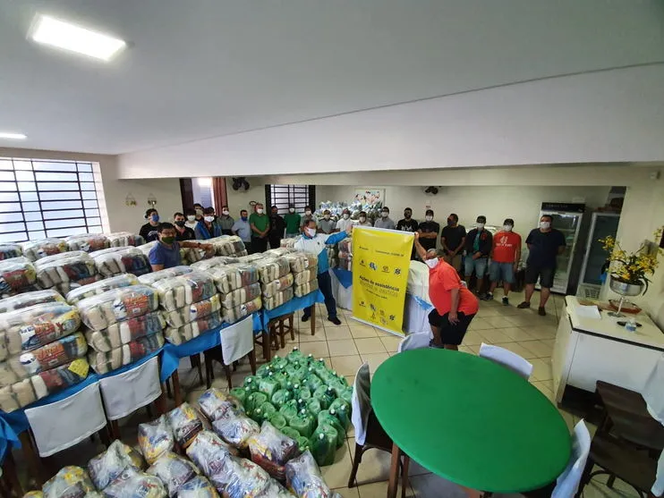 Maçonarias de Apucarana doam toneladas de alimentos e kits de higiene