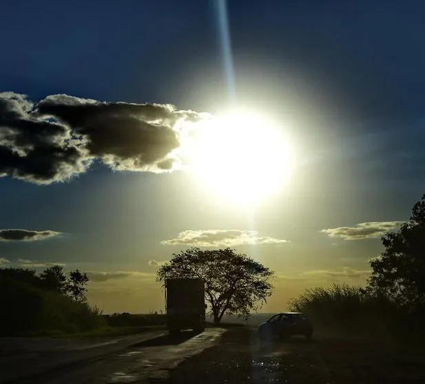 Domingo do sol e sem previsão de chuva em Apucarana