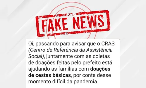 Prefeitura de Arapongas desmente 'fake news' sobre cestas básicas