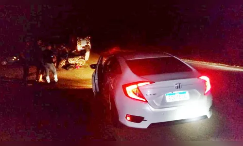 Motociclista fica ferido em acidente na PR-466, em Ivaiporã