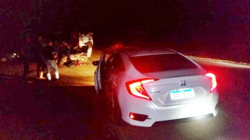 Motociclista fica ferido em acidente na PR-466, em Ivaiporã