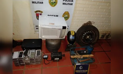 PM prende homem por receptação em Arapuã, e recupera equipamentos furtados em borracharia