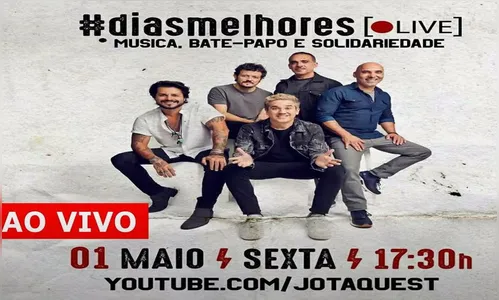 Jota Quest, Léo Santana e SPC: Veja a agenda de lives desta sexta-feira