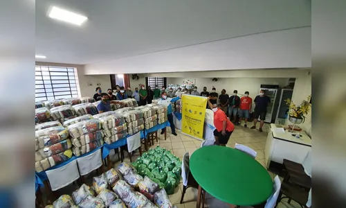 Maçonarias de Apucarana doam toneladas de alimentos e kits de higiene