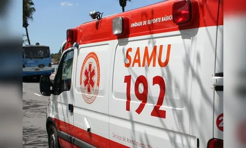 SAMU atende caso de atropelamento em Faxinal