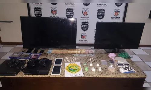 PM de Apucarana prende 3 jovens traficando crack e cocaína no Sumatra