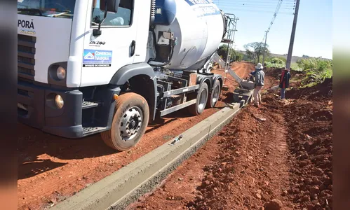 Obras de infraestrutura  seguem em ritmo acelerado, em Jardim Alegre