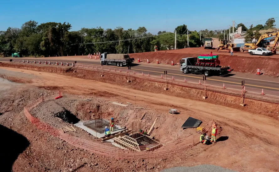 Obras do contorno sul entram na fase final