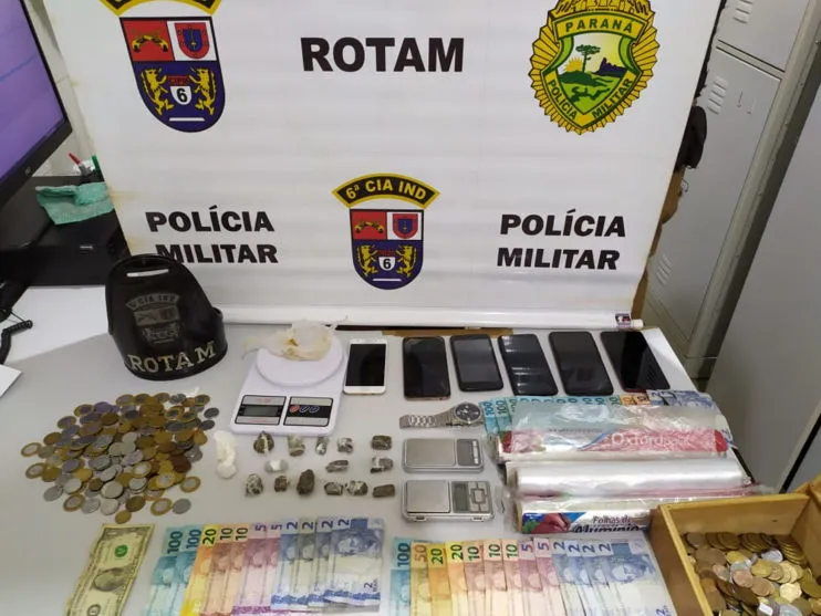 Operação da PM de Ivaiporã prende suspeitos de tráfico de drogas