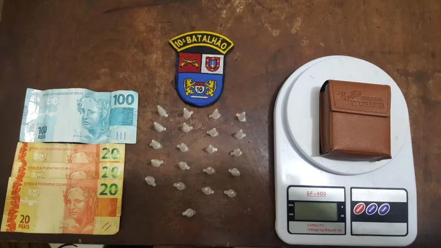 PM de Apucarana apreende cocaína no Jardim Ponta Grossa