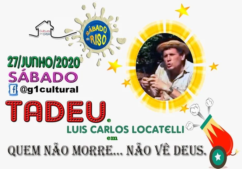 “Sábado do Riso” terá humor em dose dupla