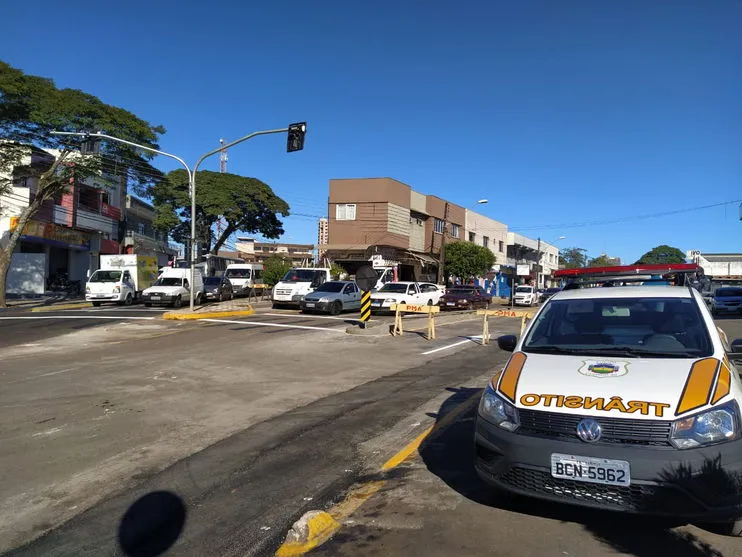 Avenida Rio de Janeiro em Apucarana recebe alteração; ASSISTA