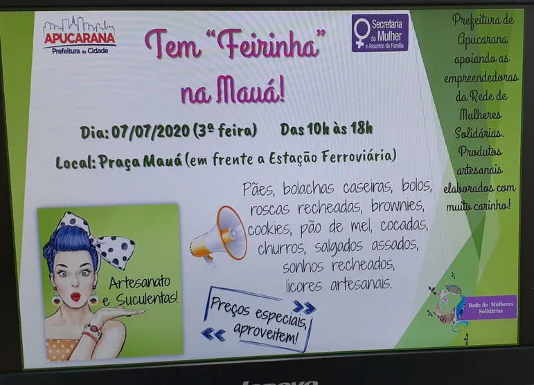 Economia Solidária promove feira na Praça Mauá