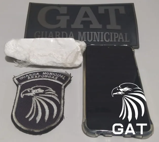 GM de Arapongas apreende grande quantidade de cocaína