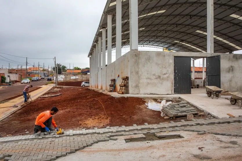 Ginásio do Araucárias chega a 70% das obras em Arapongas