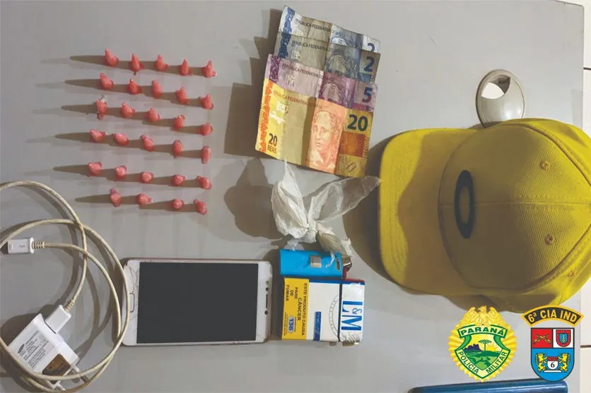 Homem é detido com drogas no município de Faxinal
