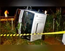 Caminhoneiro morre em acidente na Rodovia PR-466