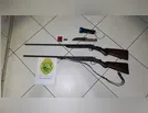 Polícia Ambiental prende caçadores, e apreende armas de fogo