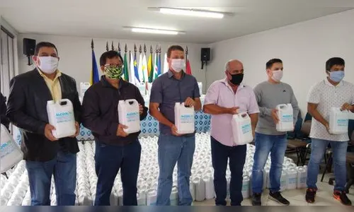 Amuvi distribui álcool 70% para prefeituras da região
