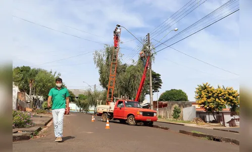 Prefeitura de Ivaiporã instala lâmpadas de led e investe na extensão de rede