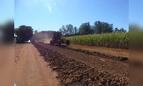 Sabáudia inicia pavimentação da estrada da Castanha