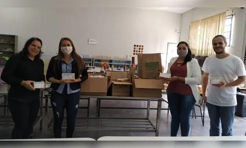 UFPR doa sabonete glicerinado para Prefeitura de Cambira