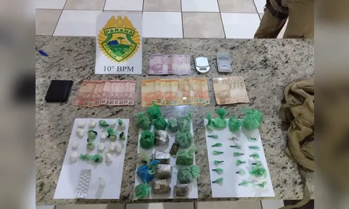 PM de Apucarana apreende maconha, cocaína e crack