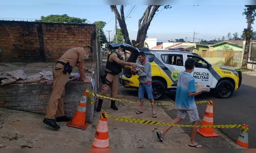 PM de Apucarana entrega doações neste sábado