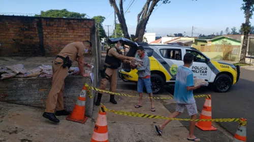 PM de Apucarana entrega doações neste sábado