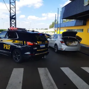 PRF apreende maconha e recupera veículo furtado neste sábado, em Castelo Branco