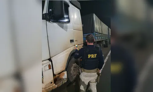 PRF prende motorista de caminhão embriagado em Apucarana