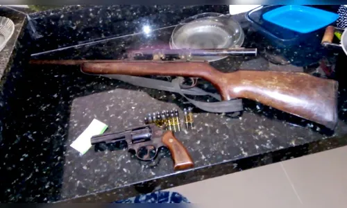 Polícia apreende armas e munições em propriedade rural de São João do Ivaí