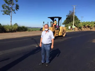 Prefeito Ditão vistoria obra