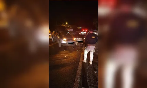 Duas pessoas ficam feridas em acidente no Contorno Sul de Apucarana
