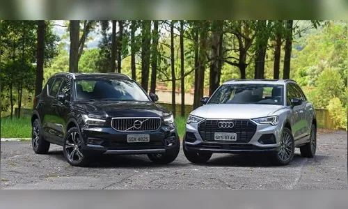 Audi Q3 e Volvo Xc40 medem forças