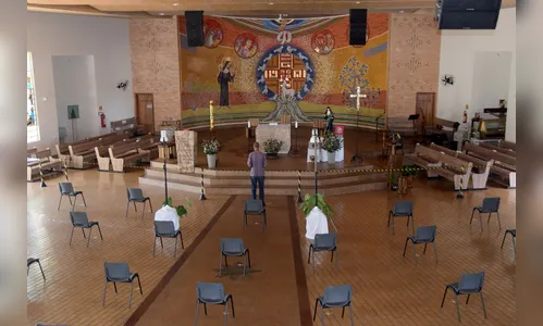 Santuário  celebra sem romeiros pela primeira vez no Dia de Santa Rita de Cássia