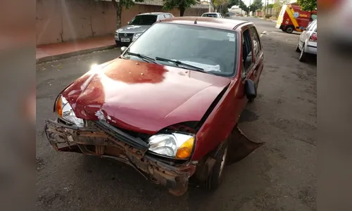 Motociclista fica ferido em acidente no Jd. Aclimação