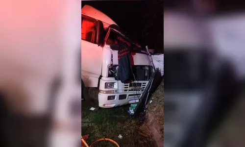 Caminhoneiro morre em acidente na BR 376 em Ortigueira