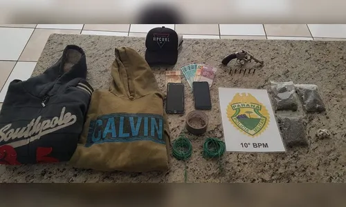 PM de Apucarana prende suspeitos de roubo em supermercado