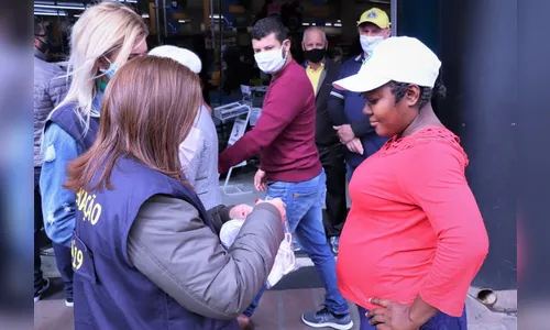 Saúde fiscaliza e orienta população sobre o Covid-19