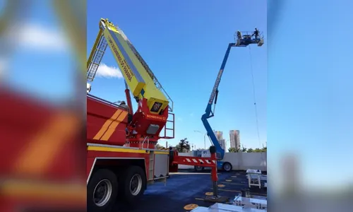 Trabalhadores são resgatados de plataforma em Maringá