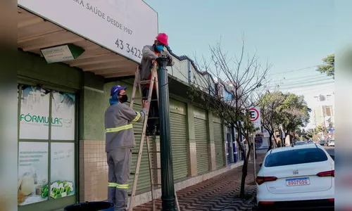 Apucarana moderniza eixos comerciais no centro e bairros