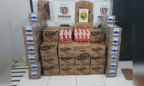 Quatro homens foram presos por receptação de caixas de leite