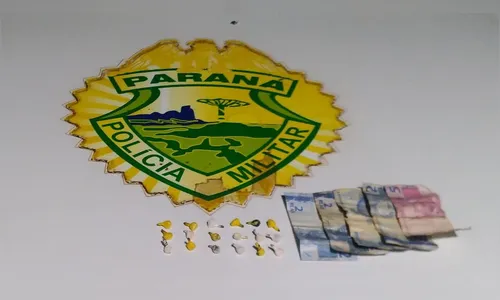 PM de Apucarana apreende pedras de crack na Vila Nova