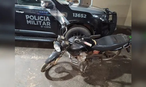 Homem é preso em flagrante após furtar motocicleta em Borrazópolis