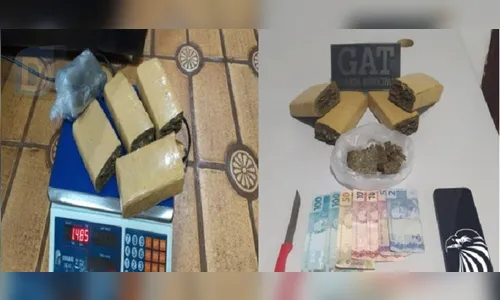 GM prende homem com quase 1,5 kg de maconha em Arapongas