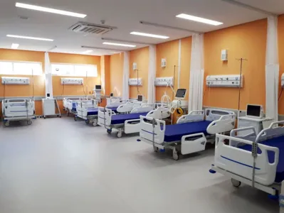 Nos primeiros seis meses, o hospital atenderá exclusivamente pacientes com a Covid-19